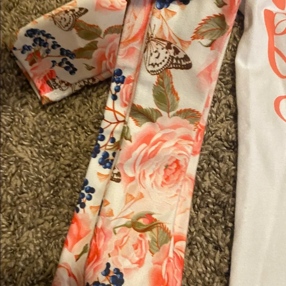 Princess Coming Home Outfit, Newborn to 0-3 Months, Baby Girl Floral